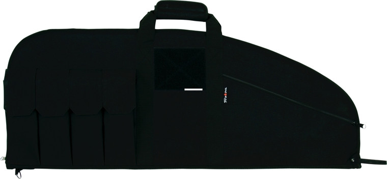 Allen 10632 Combat Tactical Rifle - Case 32in, 4 Magazine Pockets, Black - 10632
