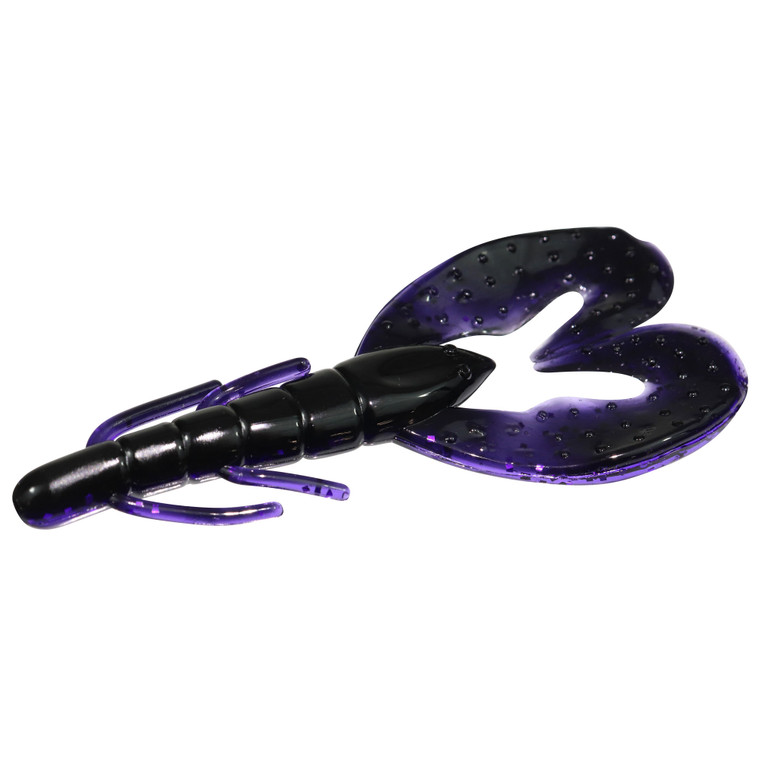 Zoom Super Speed Craw 4'', Black Light 8pk