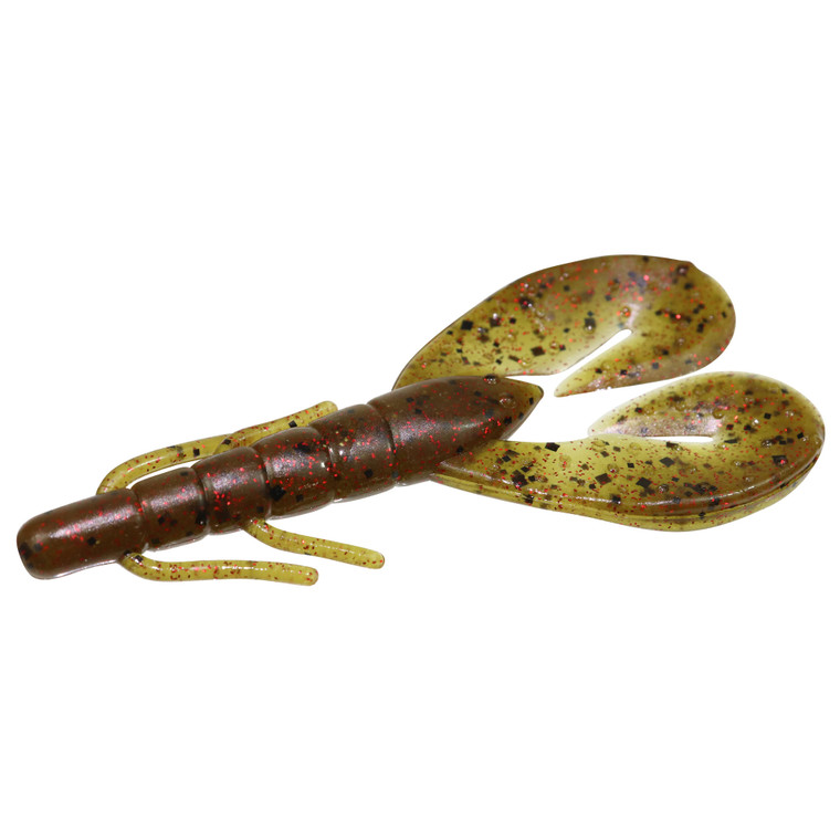 Zoom Super Speed Craw 4'', Green Pumpkin Red 8pk