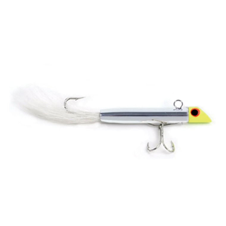 Got-Cha 300 Series Chrome MB, 7/8oz Ylw/Slvr White Bktail