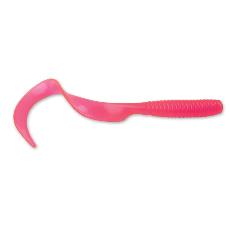 Got-Cha Curltail Grub, 6'' Pink 20pk