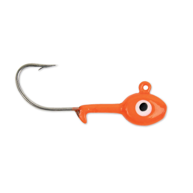 Got-Cha Grub Head, 1/4oz Orange 10pk