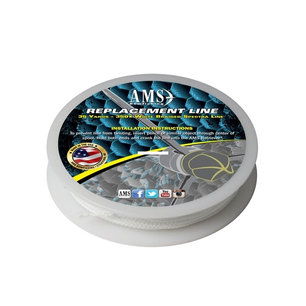 AMS L21-35 Replacement Line - 35 - yards of 350# Spectra - L21-35