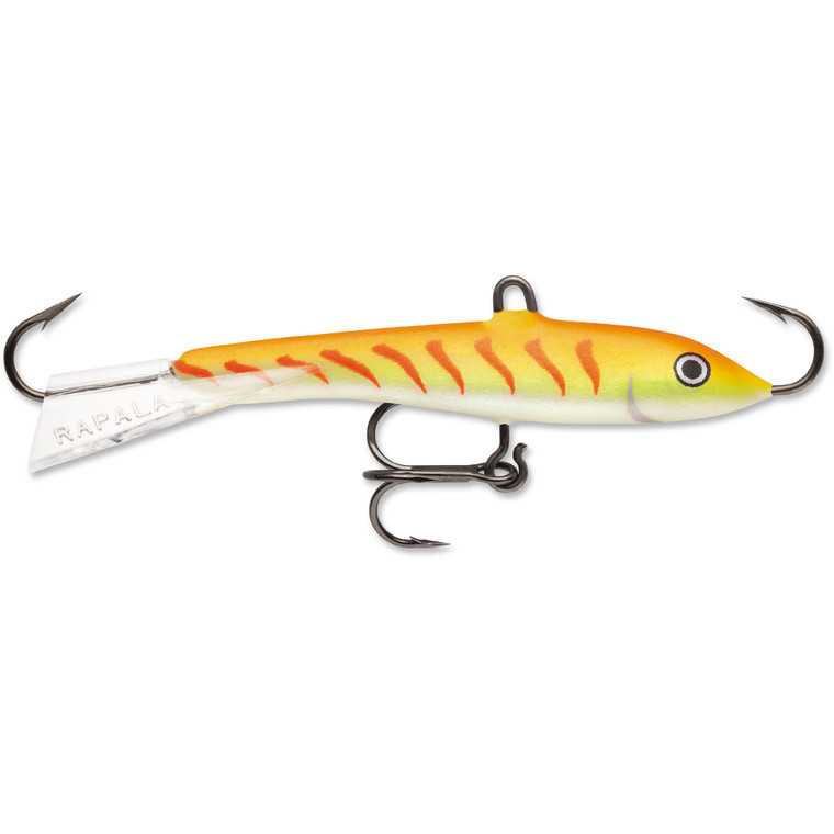 Rapala Jigging Rap, 7/8oz 3.5'' Orange Tiger UV