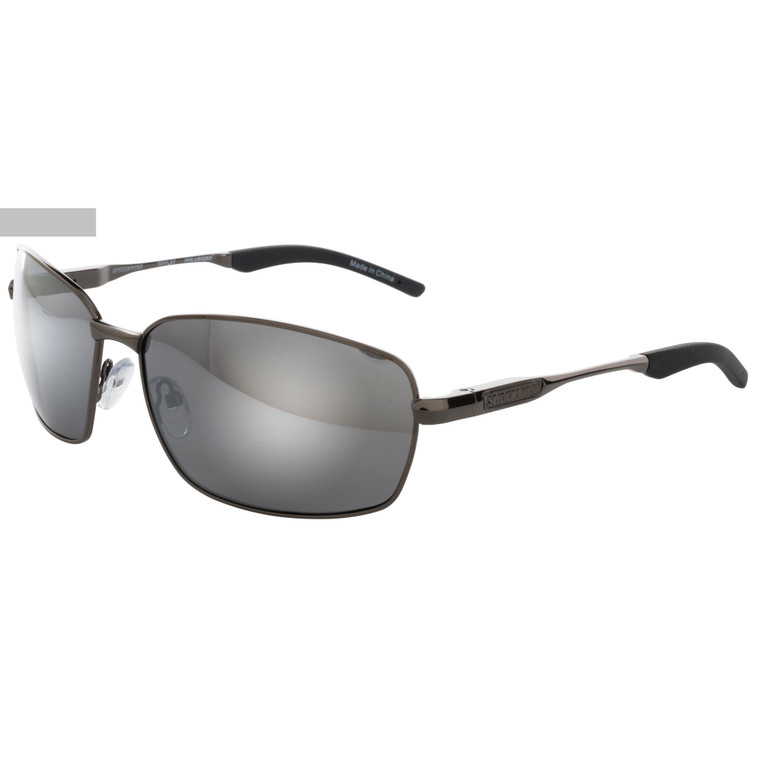 SpiderWire Waylay Sunglasses, Titanium Svr Svr Mirror