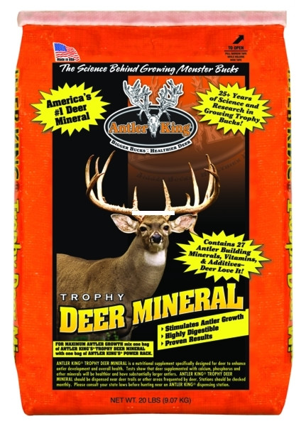 Antler King 20TDM Trophy Deer - Mineral- 20 Lb Bag - 20TDM