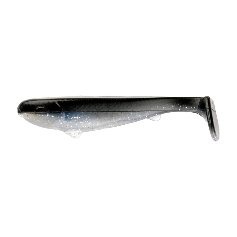 Yum Scottsboro Swimbait, 3.5'' Black Back Shad 6pk
