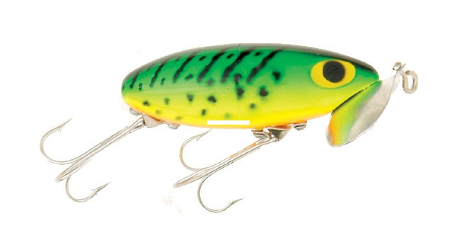 Arbogast - Jointed Jitterbug - 2.5in 1/2oz Fire Tiger