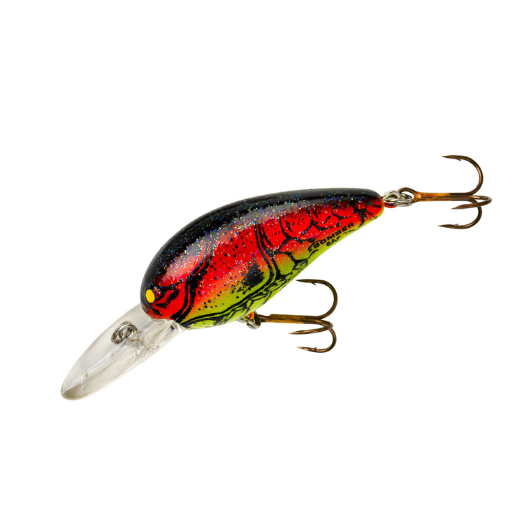 Bomber - Model A - 2.25in 3/8oz Red Craw