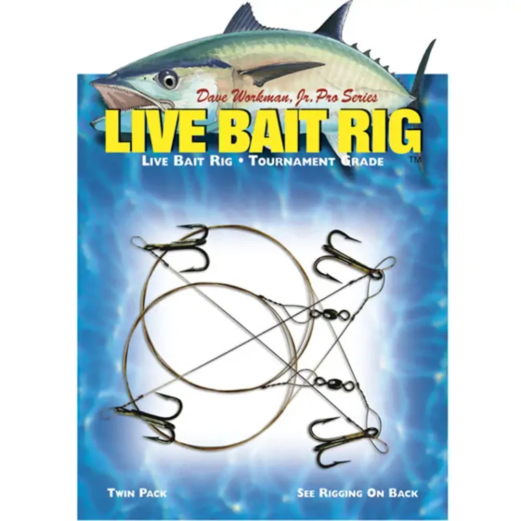 Boone - Live Bait Rig - 2/0 Sng Hk+sz2 Trebl Hk 2pk