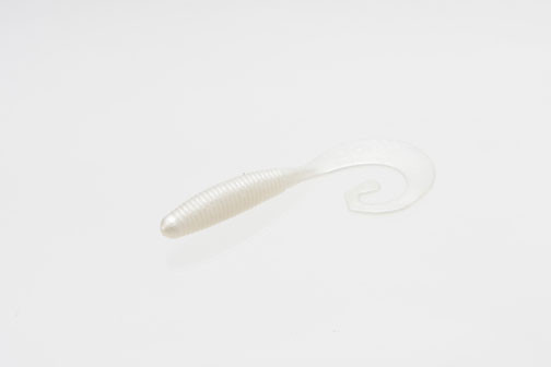 Zoom - Tab Tail Grub - 4in 10bg White Pearl