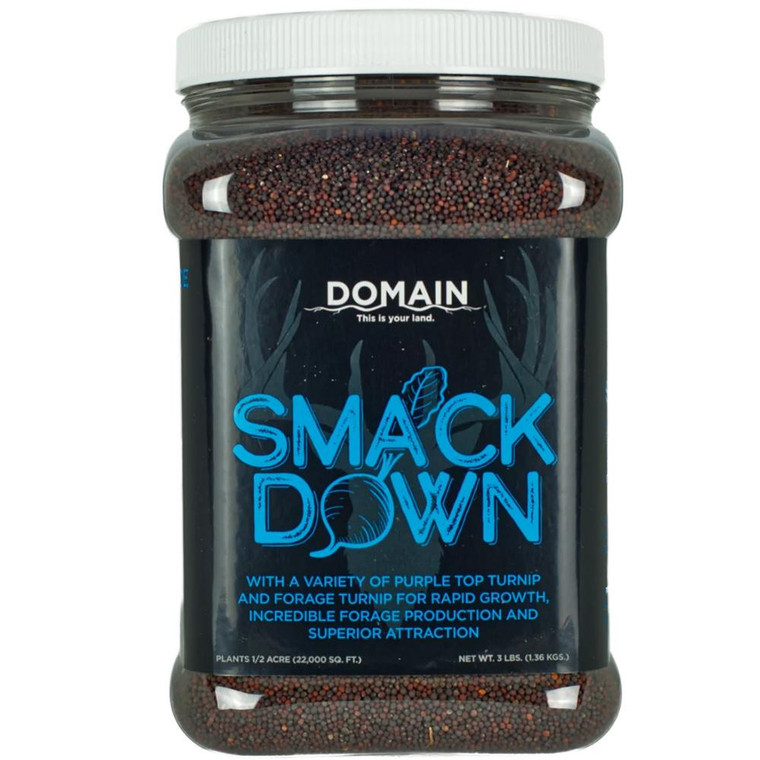 Domain Smack Down Food Plot Seed 1/2 Acre 3 lbs - SDFP3
