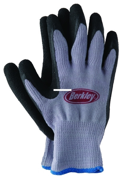 Berkley BTFG Non-Slip Coated - Fisherman's Glove Blue & Grey - BTFG