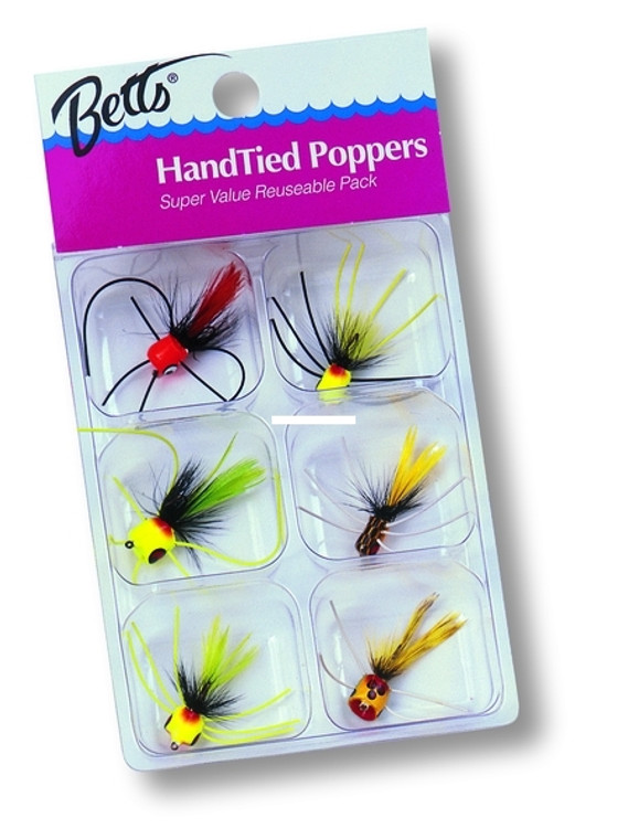 Betts P6 Popper Tackle Pack 6Pc - P6 Betts P6 Popper Tackle Pack 6Pc - P6