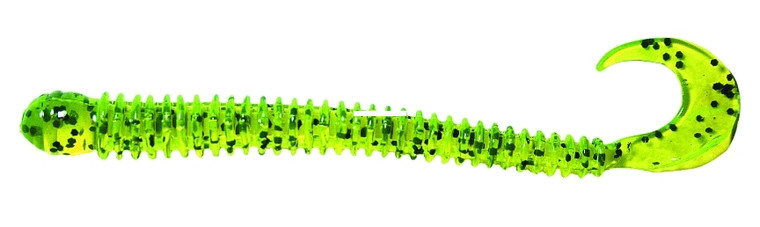 B-Fish-N RW-116 AuthentX Ringworm - 4", 12 pk, Chartreuse Pepper - RW-116 B-Fish-N RW-116 AuthentX Ringworm - 4", 12 pk, Chartreuse Pepper - RW-116
