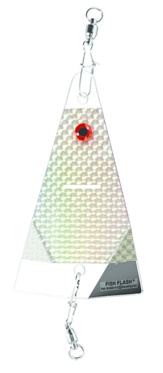 Big Als 611-SIL Small Fish Flash - In-Line Flasher, 6", Silver - 611-SIL Big Als 611-SIL Small Fish Flash - In-Line Flasher, 6", Silver - 611-SIL