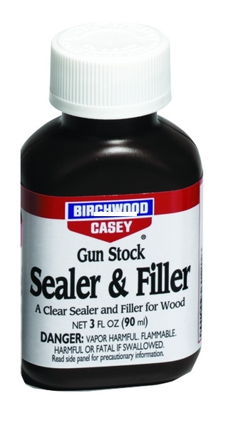 Birchwood Casey 23323 Gun Stock - Clear Sealer & Filler 3oz State - 23323