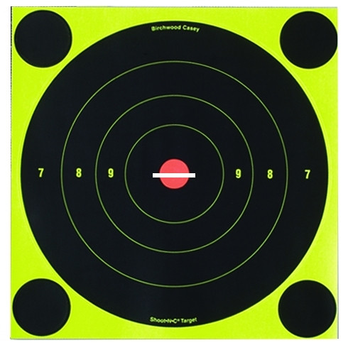 Birchwood Casey 34550 Shoot-N-C 6" - Bullseye Self-Adhesive 60/Pk - 34550