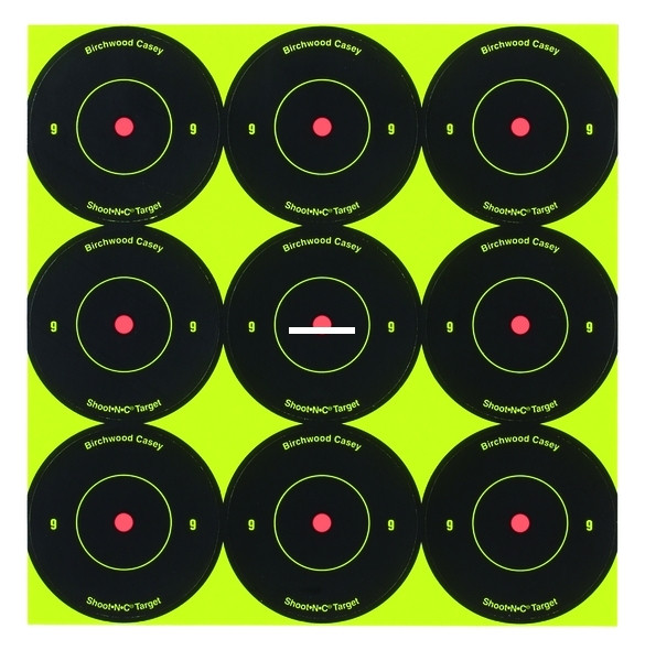 Birchwood Casey 34210 Shoot-N-C - 90-2" Target 10/Pk - 34210