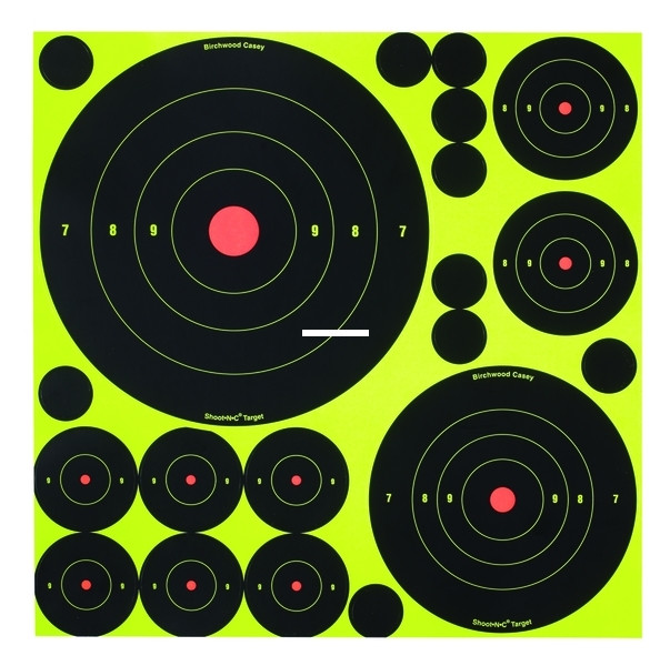 Birchwood Casey 34018 Shoot-N-C - Variety Pack Self-Adhesive Target - 34018