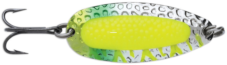 Blue Fox 01-40-340 Pixee Spoon, 7/8 - oz, Fluorescent Chartreuse UV - 01-40-340