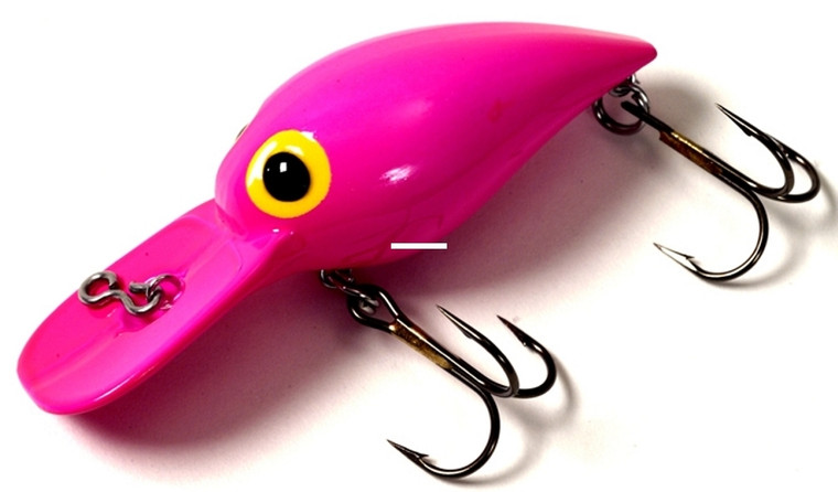 Brad's BW-07 Wiggler Crankbait, 3" - 3/8 oz, Fluorescent Pink - BW-07 Brad's BW-07 Wiggler Crankbait, 3" - 3/8 oz, Fluorescent Pink - BW-07