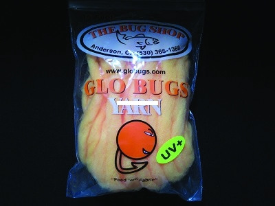 Bug Shop GOLDEN NUGGET Glo Bugs - Yarn, 15', 5/16" Diameter, Golden - GOLDEN NUGGET
