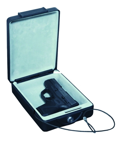 Bulldog BD1100 Pistol Strong Box - Blk w/Mounting Bracket 8.7x6x2.5 - BD1100