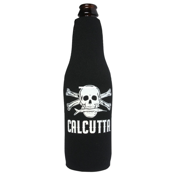 Calcutta CBCBK Bottle Cooler Black - w/Wht Logo - CBCBK