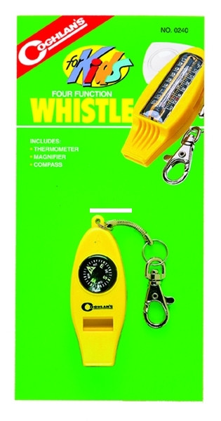 Coghlans 0240 Kids Whistle - 4-Function - 240