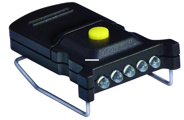 Cyclops CYC-MHC-W Micro Hat Clip - Light, 10 Lumen, 5 LED Bulb White - CYC-MHC-W