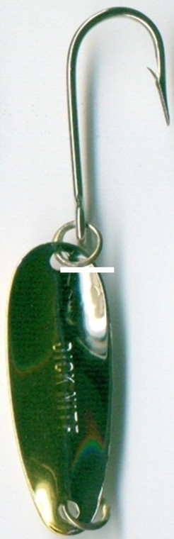 Dick Nite 114 Spoon, 2", Sz 6 Hook - 50/50 Nickel Brass - 114 Dick Nite 114 Spoon, 2", Sz 6 Hook - 50/50 Nickel Brass - 114