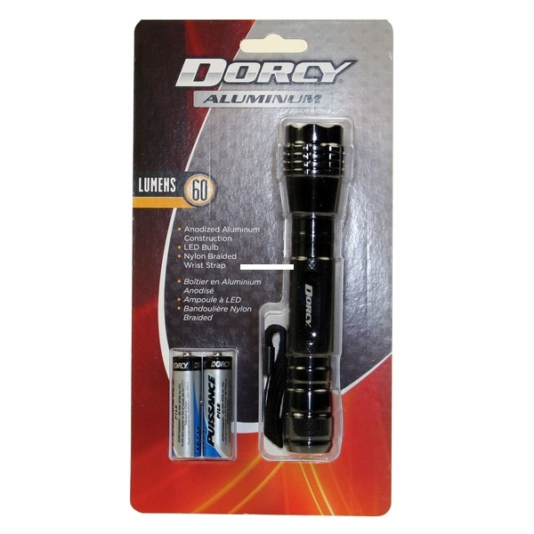 Dorcy 41-4016 Aluminum 60 Lumen - Flashlight, Aluminum construction - 41-4016