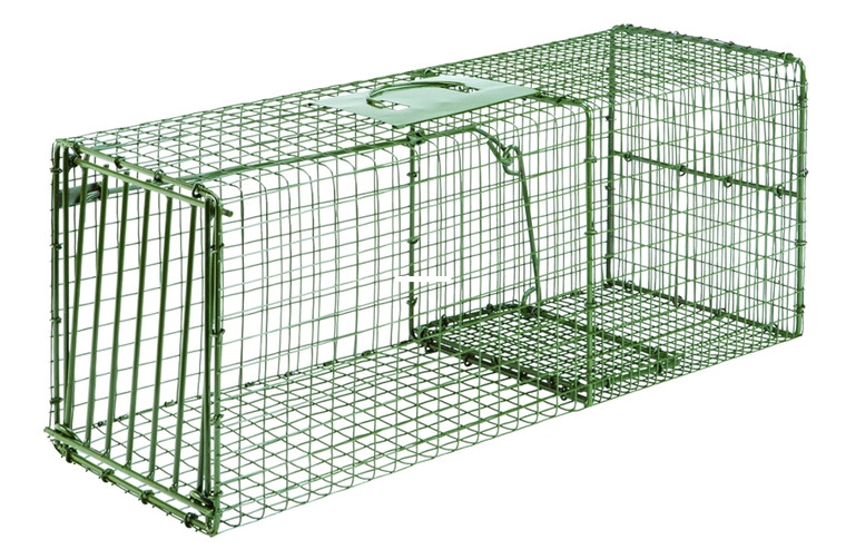 Duke 1112 Heavy Duty Single Door - Cage Trap, Large, 28x12x12, Racoon - 1112