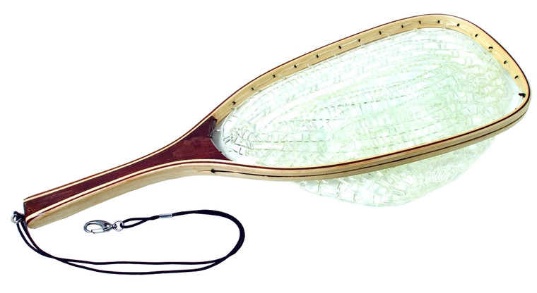 Eagle Claw NCLRBRTR Trout Net Clear - Rubber Wood Handle - NCLRBRTR