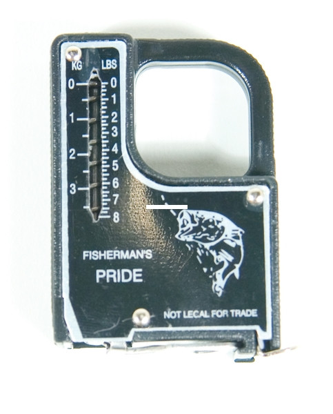 Eagle Claw ASCLPKT8 Pocket Scale - w/Tape Measure 8Lb. - ASCLPKT8