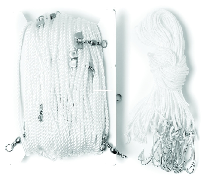 Eagle Claw ATROT150 Trotline 150' - 25ea 049Z-3/0 Hooks - ATROT150