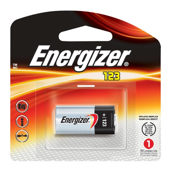 Energizer EL123APBP Lithium 123 - Photo Battery 3V, Replacement for: - EL123APBP