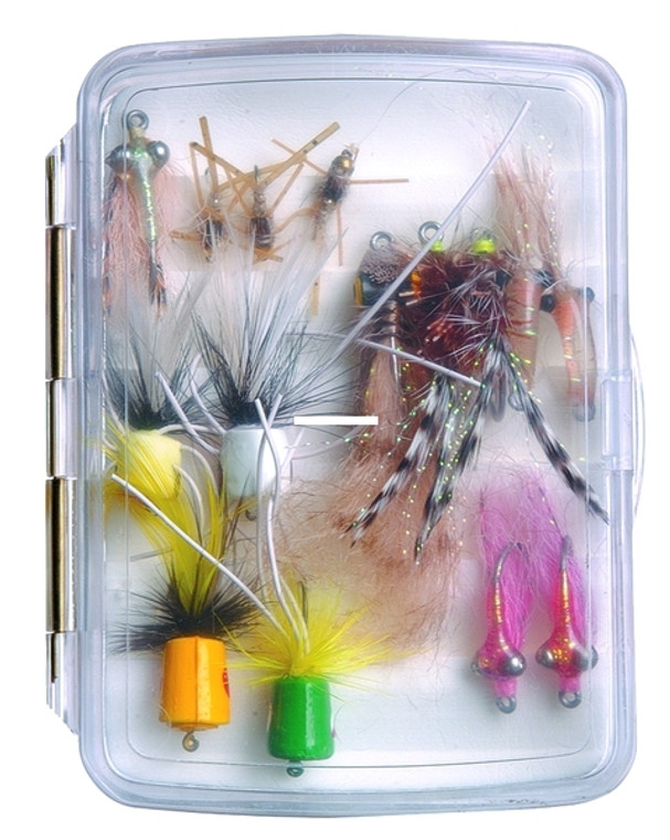 Flambeau 2025 Streamside Fly Box - 3.8x2.75x1" Clr - 2025 Flambeau 2025 Streamside Fly Box - 3.8x2.75x1" Clr - 2025