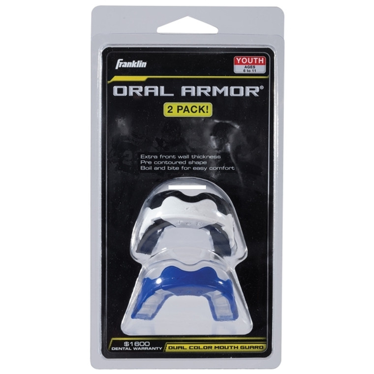 Franklin 38009 Franklin Dual - Density Mouth Guard Youth - 38009 Franklin 38009 Franklin Dual - Density Mouth Guard Youth - 38009