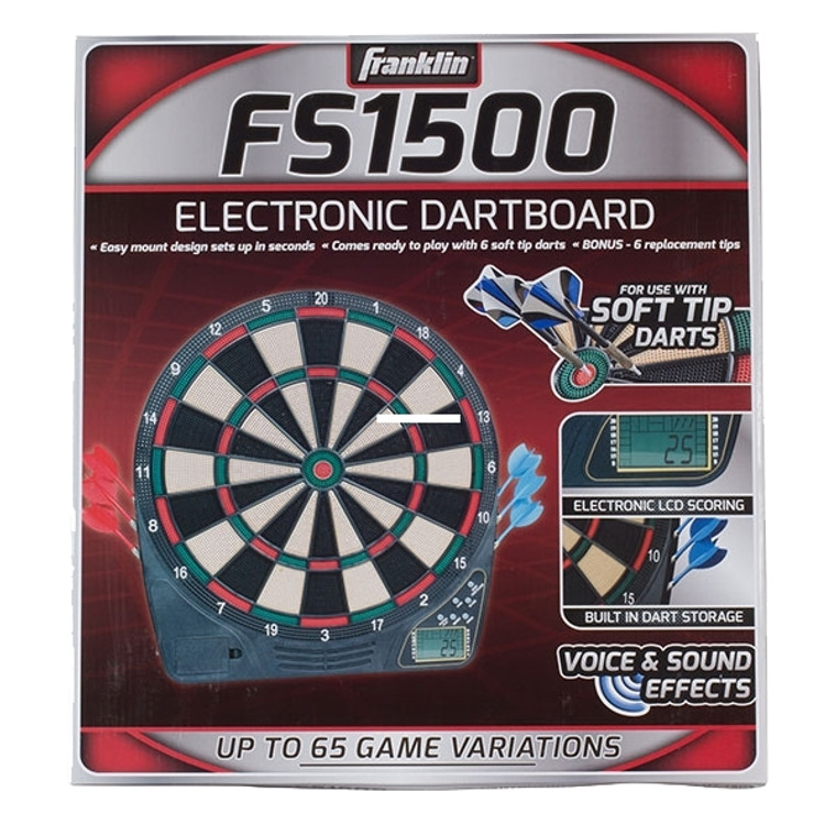 Franklin 3643 Electronic Soft Tip - Dartboard - 3643 Franklin 3643 Electronic Soft Tip - Dartboard - 3643