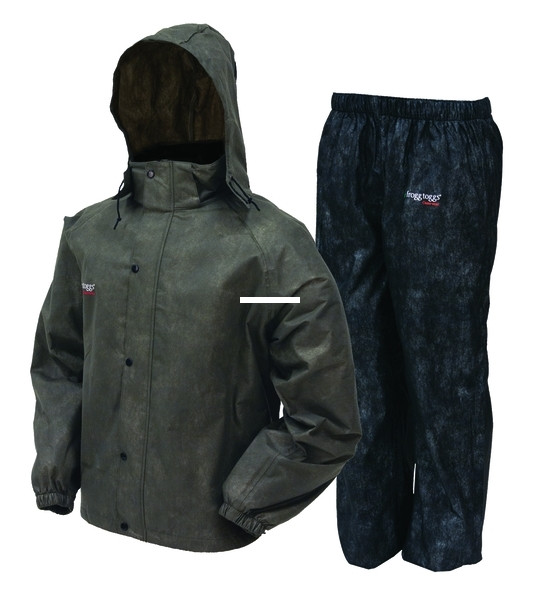 Frogg Toggs AS1310-105SM All Sport - Rain Suit, Stone|Black|Size SM - AS1310-105SM