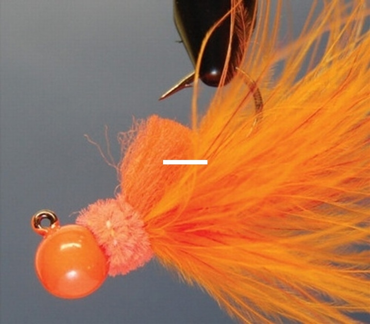 Hawken AJM18119 Aerojig Marabou Jig - 1/8 oz, #1 Hook, Orange - AJM18119 Hawken AJM18119 Aerojig Marabou Jig - 1/8 oz, #1 Hook, Orange - AJM18119