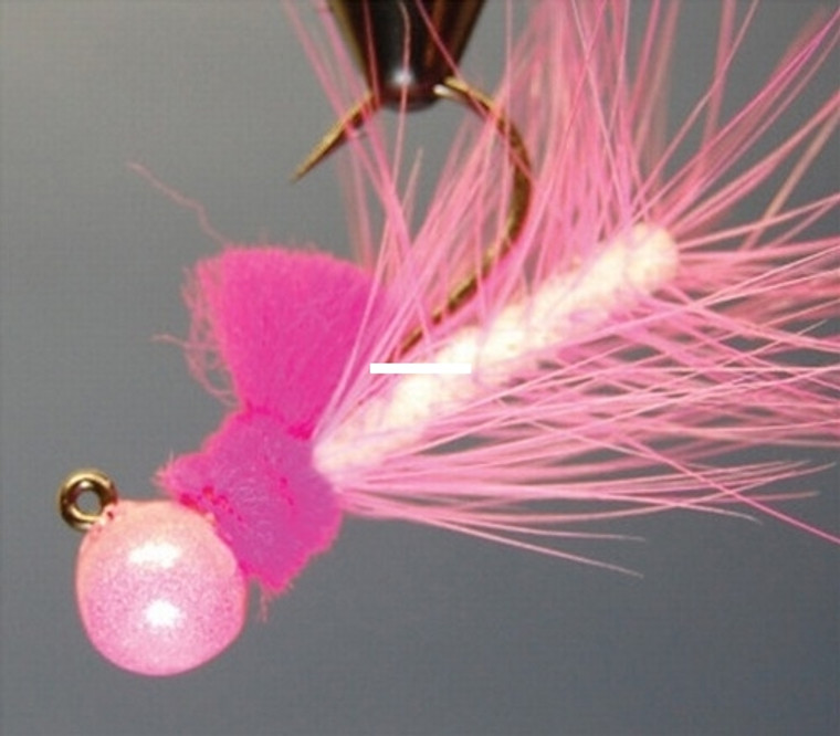 Hawken AJH14030 Aerojig Hackle Jig - 1/4 oz, 1/0 Hook, Pink/Pink/White - AJH14030 Hawken AJH14030 Aerojig Hackle Jig - 1/4 oz, 1/0 Hook, Pink/Pink/White - AJH14030