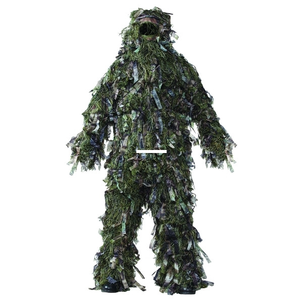 Hot Shot 36-119-BG-ML 3-D Mens - Ghillie Suit, Woodland Camo 3-Piece - 36-119-BG-ML
