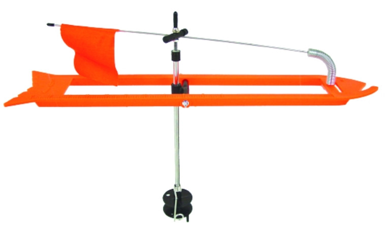 HT ICM-200 Iceman Tip-Up 200' - Orange w/Ruler - ICM-200 HT ICM-200 Iceman Tip-Up 200' - Orange w/Ruler - ICM-200