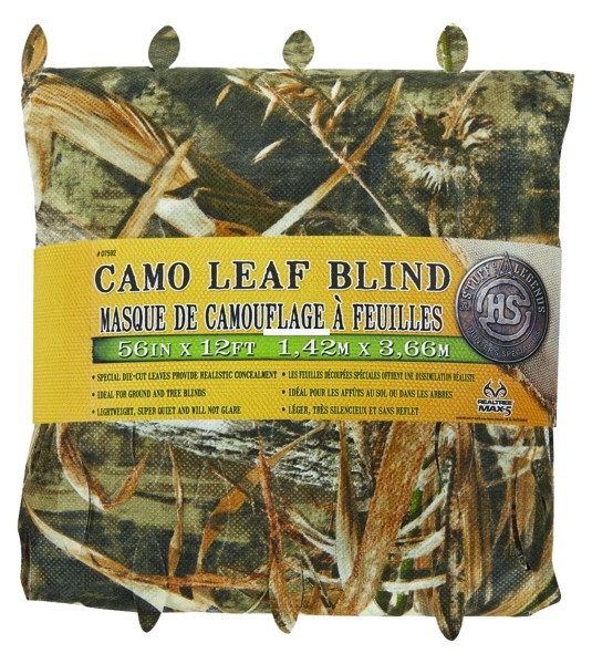 Hunters Specialties 07592 Camo Leaf - Blind Material Max-5 56" x 12' - 7592