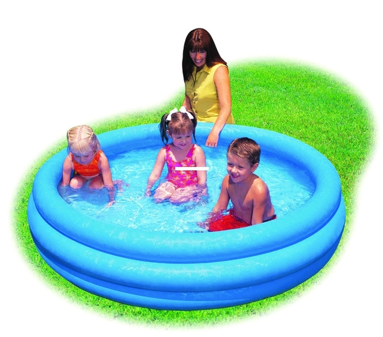 Intex 58446EP Crystal Blue Pool - 66"x16" Inflatable Age 3+ - 58446EP