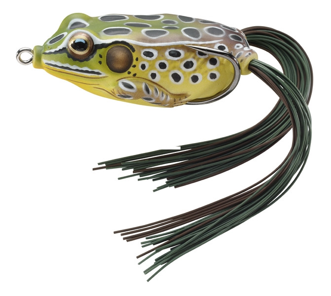 LiveTarget FGH45T514 Frog Hollow - Body Topwater Lure, 1 3/4", #1 Hook - FGH45T514