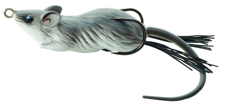 LiveTarget MHB60T401 Mouse Hollow - Body Topwater Lure, 2 1/4", 1/0 - MHB60T401